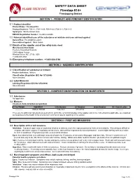 SAFETY DATA SHEET Firestop-814+ Firestopping Sealant