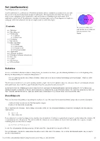 Set (Mathematics) from Wikipedia, the Free Encyclopedia