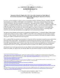 Statement of David D