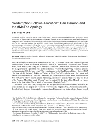 Dan Harmon and the #Metoo Apology