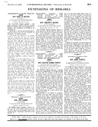 Extensions of Remarks E39 EXTENSIONS of REMARKS