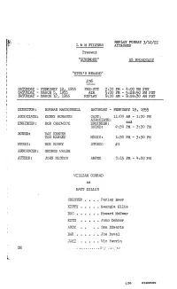 Gunsmoke" As Broadcast