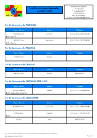 Liste Des Assistantes Maternelles Au 06/01/2020 Sur La Commune De