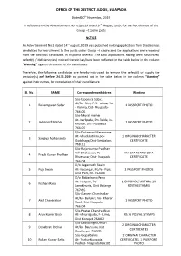 Office of the District Judge, Nuapada