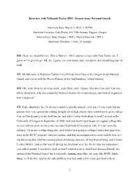 1 Interview with Nathaniel Taylor