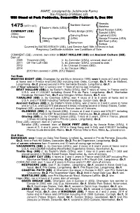 MARE, Consigned by Juddmonte Farms the Property of Millsec Ltd. Will Stand at Park Paddocks, Somerville Paddock S, Box 354