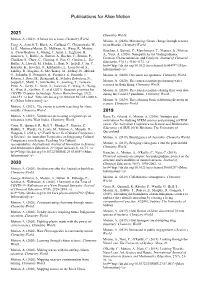 Publications for Alice Motion 2021 2020 2019