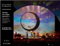 Setting the Stage Episode 4: Who Needs a Television? an Introduction to Projectors