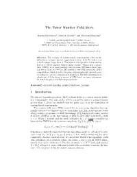 The Tower Number Field Sieve