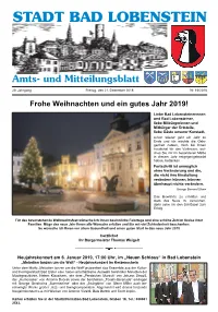 Amts- Und Mitteilungsblatt