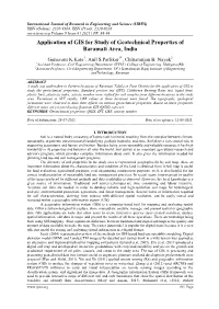 Application of GIS for Study of Geotechnical Properties of Baramati Area, India