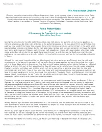 Fama Fraternitatis (Pdf)