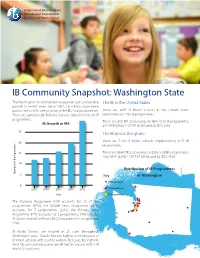 IB in Washington State