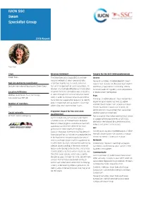 IUCN SSC Swan Specialist Group