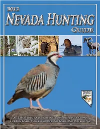 2012 Hunting and Trapping Laws and Regulations for Big Game, Furbearer, Upland Game and Waterfowl