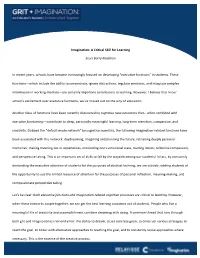 A Critical Skill for Learning Scott Barry Kaufman in Recent Years, Schools