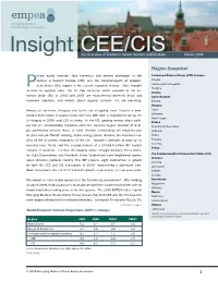 CEE/Cisan Overview of Trends in Select Sectors and Markets March 2009