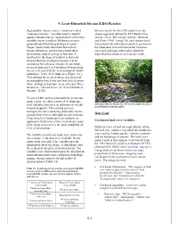 Least-Disturbed Streams” (LDS)