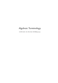 Linear Algebra's Basic Concepts