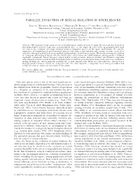 Parallel Evolution of Sexual Isolation in Sticklebacks