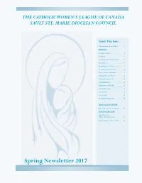 Spring Newsletter 2017