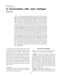 A Conversation with John Hartigan Daniel Barry