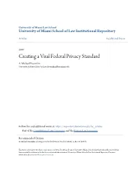 Creating a Viral Federal Privacy Standard A