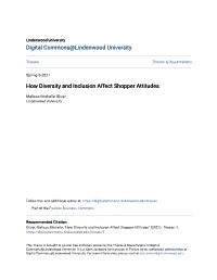 How Diversity and Inclusion Affect Shopper Attitudes