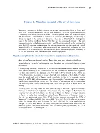 Chapter 1. Migration Snapshot of the City of Barcelona