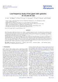 Low-Frequency Study of Two Giant Radio Galaxies: 3C 35 and 3C 223