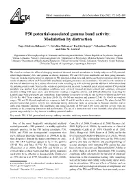 P50 Potential-Associated Gamma Band Activity: Modulation by Distraction