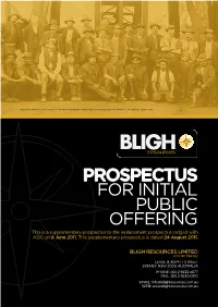 PROSPECTUS for Initial Public Offering This Is a Supplementary Prospectus to the Replacement Prospectus Lodged with ASIC on 8 June 2011