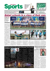 Qatari Schools in a Class of Their Own Youngsters Unite in Celebration of Athletics with 100 Days to Go for IAAF Doha Worlds 2019