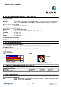 1. Identification of the Material And
