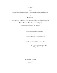 A Thesis Entitled Human Genome and Transcriptome Analysis with Next