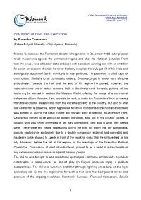 Ceausescu's Trial and Execution