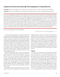 Comparison of an Active and a Passive Age-0 Fish Sampling Gear in a Tropical Reservoir
