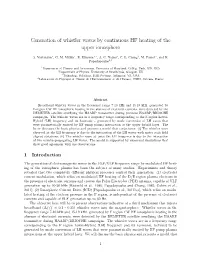 Generation of Whistler Waves by Continuous HF Heating of the Upper Ionosphere