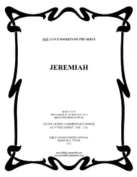 Jeremiah Commentary