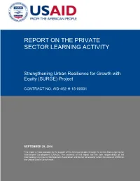 Report on the Private Sector Learning Activity