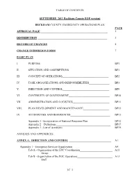 Table of Contents