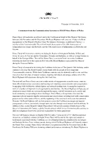A Statement by the Communications