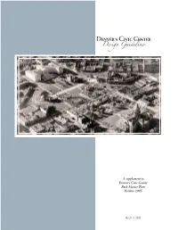 Civic Center Design Guidelines