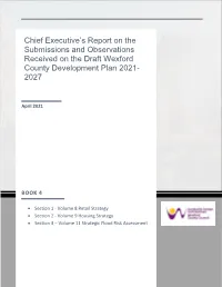 Chief Executive's Report on the Submissions and Observations