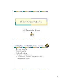 CS 268: Computer Networking