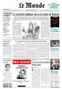 LE MONDE/PAGES&lt;UNE&gt;