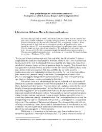 Mint Grows Through the Cracks in the Foundation: Food Practices of the Lebanese Diaspora in New England (USA)