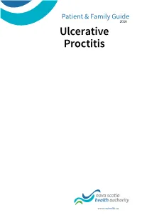 Ulcerative Proctitis