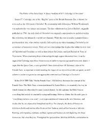 A Queer Analysis of S.T. Coleridge's Christabel