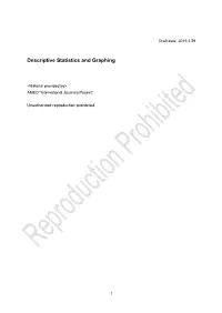 Descriptive Statistics and Graphing